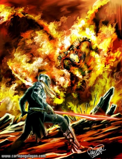 Феанор и Готмог. Карло Пагулаян