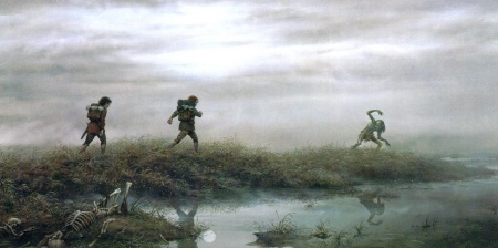 Фродо, Сэм и Голлум. Алан Ли